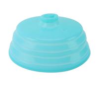 Fdit Couvercle de Protection Réglable en Silicone pour -ondes, pour Pots de 20 à 26cm, Couvercle de Plaque Alimentaire Hygiénique pour Usage Domestique (Lac vert)