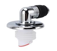 Fdit Couvercle de Vidange de Sol pour Machine à Laver, ABS, Anti-Odeur, Anti-débordement, avec Adaptateur de Tuyau, Couvercle de Vidange avec Connecteur pour la Maison, la Salle de