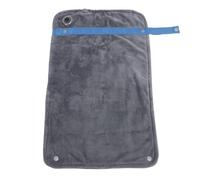 Fdit Couverture chauffante électrique, confortable, USB, contrôle de la température, couverture chauffante électrique, portable et légère (gris foncé)