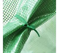 Fdit Couverture de Jardin Couverture de Serre Végétale 143x73x195cm PVC Imperméable Protection Vent Froid Protection Contre Les Tempêtes de Neige Ventilation Facile à (Green)
