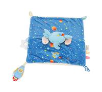 Fdit Couverture de sécurité Douce en Forme D'éléphant pour bébé : Couverture Confortable et Mignonne pour Bébés, Développe la motricité, 1 Paquet, Convient pour Berceau ou Poussette