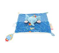 Fdit Couverture de sécurité éléphant Douce et Mignonne pour bébé : Exercice de Coordination œil-Main, Jouets pour bébé pour Garçons et Filles, élasthanne, Matériau Velours côtelé, 1 Paquet