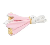 Fdit Couverture de sécurité Lapin et Agneau Abricot pour Garçons et Filles, Confortable au Toucher Qui Offre un Meilleur Sommeil, Facile à Nettoyer, Parfaite pour une Fête prénatale. Matériau : (PINK)
