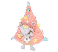 Fdit Couverture de sécurité pour bébé, Anneau de Dentition, Couverture en Forme D'éléphant, Jouet Tactile Apaisant pour Bébés de 0 Ans et Plus