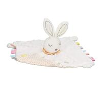 Fdit Couverture de sécurité pour bébé, Anneau de Dentition Doux, Jouet Confortable, Lapin, Couverture de sécurité Adaptée aux Enfants de 0 Ans et Plus