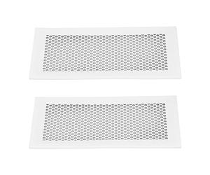Fdit Couvertures de Ventilation à L'épreuve du Silicone-baby pour le Sol de la Maison, 2 Pcs de Ventilation de Protection, pour les Chambres (WHITE)