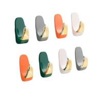 Fdit Crochets Adhésifs, Crochets Muraux Auto-adhésifs à Forte Charge sans élimination des Résidus, pour le Rangement des Vêtements et des Serviettes de la Salle de Bain, de la Cuisine