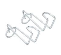 Fdit Crochets de Seau D'alimentation pour Chevaux en Fer 2 Pièces, Crochets de Décrochage Résistants aux Intempéries pour Clôture de Grange, Accessoires de Bétail Stables pour