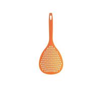 Fdit Cuillère à Filtre Alimentaire Légère et Durable pour écumer Efficacement L'huile et la Graisse en Cuisine 1 unité (ORANGE)