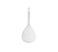 Fdit Cuillère à Filtre Alimentaire Légère et Durable pour écumer Efficacement L'huile et la Graisse en Cuisine 1 unité (WHITE)