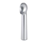 Fdit Cuillère à Glace, Cuillère Antiadhésive en Alliage D'aluminium de qualité Supérieure, Robuste et Durable, pour Glaces, Sorbets, Yaourts Glacés et Autres Desserts à la Maison ou (SILVER)