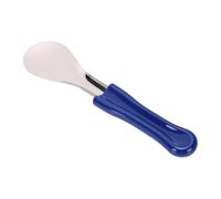 Fdit Cuillère à Glace en Acier Inoxydable, Rose Scoop pour Service de Dessert (BLUE)
