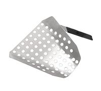 Fdit Cuillère à Pop-corn en Acier Inoxydable, Cuillère à Tamiser les Grains avec Poignée Ergonomique pour les Magasins de Cinéma et un Usage Domestique