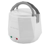 Fdit Cuiseur à Riz électrique 24 V 140 W 1,6 L, Cuiseur Vapeur Portable avec Double Boucle de sécurité pour la Maison et le Camion (WHITE)