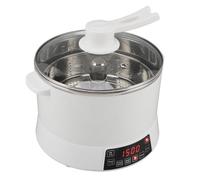 Fdit Cuiseur à Riz Sain, Cuiseur Vapeur Intelligent en Acier Inoxydable de 4 L avec élimination du Sucre et Marmite Multifonctionnelle à Levage Réglable pour la Cuisine Familiale (Prise UE 220V)