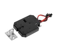 Fdit DC 12 V 2A Serrure Électromagnétique en Acier Au Carbone Électrique Armoire De Commande Tiroir Casiers Verrouiller avec Détection Interrupteur Système De Sécurité