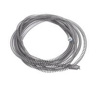 Fdit Déboucheur de Canalisations à Câble en Acier MG Haute Résistance, 16 Mm, alimenté par Perceuse électrique, pour Baignoire, Lavabo, Toilettes et Canalisations d'égout. (Acier au manganèse)