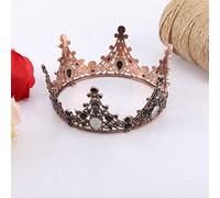 Fdit Décoration de Gâteau Couronne de Style Baroque, Décoration de Gâteau de Mariage en Perles Métalliques avec une Apparence Exquise, pour Fournitures de Concours de é de Fête