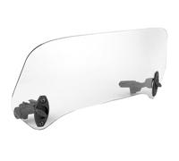 Fdit Déflecteur D'air de Pare-brise de Haute qualité, Minimiser le Bruit de Conduite, Améliorer le Confort et la sécurité pour des Manèges Plus Rapides, Ajustement Universel (Petit modèle transparent)