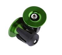 Fdit Demandé par Vélo à Vélo dans des Bouchons en Aluminium coloré pour des Gouttes Longues pour les Amateurs de 2 PCS Bikes (GREEN)