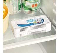 Fdit Désodorisant pour Réfrigérateur, Boîte de Recyclage écologique, Empêche les Odeurs pour la Maison, Matériau en Cristal Minéral Nano (Boîte de déodorant pour réfrigérateur)