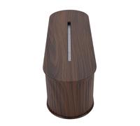 Fdit Diffuseur d'air à Flamme Humidificateur Ultrasonique Aromathérapie 7 Couleurs LED Diffuseur D'huile Essentielle pour Studio de Yoga Salle de Sport 460g (Sombre)