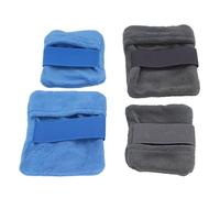 Fdit Dissolvant de Sable Enlèvement Efficace du Sable pour Les Pieds de Plage Pochette à Poudre pour Les Enfants Jouant sur la Plage Matériau Velours Quantité 4 Pièces Essentiels de Camping de