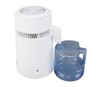 Fdit Distillateur D'Eau 4L 750W, Machine à Eau de Comptoir avec Intérieur en Acier Inoxydable et Protection contre la Surchauffe, pour Maison, Bureau, Laboratoire, Voyage (Prise UE 220V)