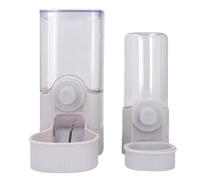 Fdit Distributeur Automatique d'eau et de Nourriture à Suspendre, Cage Sûre pour Chat, pour la Maison, L'intérieur, Conception Peu Encombrante, Grande capacité, pour Les Propriétaires d'animaux,