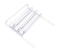 Fdit Distributeur de Boissons pour Réfrigérateur, Organisateur de Canettes de Soda à Largeur Réglable avec Ressort de Poussée, Support de Stockage de Boissons en Matériau ABS pour (3PCS)