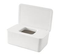 Fdit Distributeur de Couvercle de Boîte à Mouchoirs, Conteneur de Lingettes avec Couvercle Anti-poussière à Large Ouverture pour Chambre à Coucher, Cuisine, Salon, Bureau