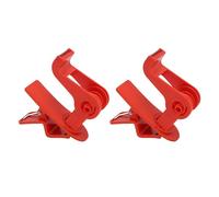 Fdit Distributeur de Ruban Adhésif 2 Pièces, Support de Ruban Adhésif Antidérapant avec Rotative à 360 Degrés pour la Maison, L'école, L'atelier, L'entrepôt, le Bureau (rouge)