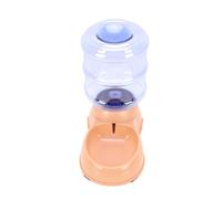 Fdit Distributeur d'eau pour Animaux 3,8L en PP Alimentaire, Base Antidérapante, Large Ouverture, Bol à gravité, pour Chiens et Chats Rose (Distributeur d'eau Rose)