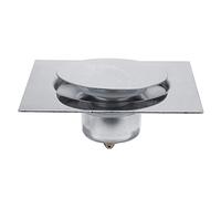 Fdit Drain de Plancher Carré Type de Rebond Déodorant en Acier Inoxydable pour Garage Salle de Bains sous-Sol(# 2)