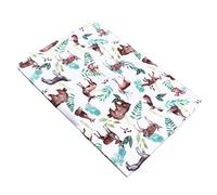 Fdit Drap-Housse pour Matelas de bébé, Doux et Respirant, élastique, pour Coussin Ovale, imprimé Animal Mignon pour Un Sommeil Confortable