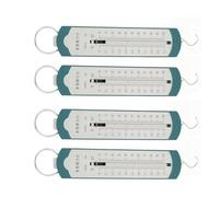 Fdit Dynamomètre à Ressort, Paquet de 4 équipements de Laboratoire de Physique avec Pointeur Réglable pour L'enseignement de la Mécanique au Collège et les Expériences des étudiants (1N)