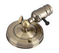 Fdit E27 Support Lampe Douille Murale Vintage avec Interrupteur Décoration pour Maison café 220V(Rétro)