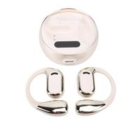 Fdit Écouteurs de Traduction Capacité Multilingue Fonctionnalité sans Fil Facile à Utiliser Adapté aux Affaires Sportives Conception Ergonomique Écouteurs Bluetooth Batterie Polymère Li (Beige)