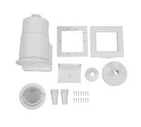 Fdit Écumoire de Piscine, Kit de Remplacement D'écumoire de Piscine Hors Sol avec 10 Accessoires Écumoire de Débris de en ABS pour Piscines à Revêtement