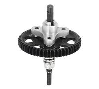 Fdit Embrayage à Glissement Complet à Engrenage Différentiel, Ensemble D'engrenages en Acier en Aluminium 54T avec des Performances à Faible Bruit pour Voiture Télécommandée (SILVER)