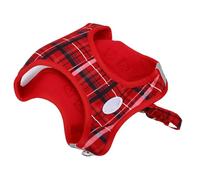 Fdit Ensemble Collier et Laisse de Harnais pour Chien, Harnais Léger et Respirant pour Chiot avec Sangle en Polyester renforcé pour L'extérieur (L)