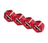 Fdit Ensemble D'assemblage SEXCC de Roue RC de Haute qualité, Facile à Installer, pour Les Voitures RC avec échelle 1/10, Matériau en Alliage en Aluminium Durable, Adaptateur 4 et Vis Inclus (5,0 mm