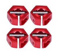 Fdit Ensemble D'assemblage SEXCC de Roue RC de Haute qualité, Facile à Installer, pour Les Voitures RC avec échelle 1/10, Matériau en Alliage en Aluminium Durable, Adaptateur 4 et Vis Inclus (6,0 mm