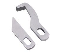 Fdit Ensemble de 2 Lames de Surjeteuse en Acier au Carbone, Couteau Supérieur et Inférieur avec une Précision de Coupe Améliorée pour Surjeteuse S0230 S14 78 Millepunti MLD42