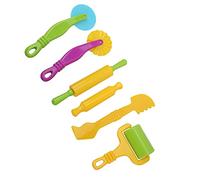 Fdit Ensemble de 6 Outils en Argile pour Enfants avec Plastique ABS pour Modeler la Pâte pour Enfants. Jouet D'école