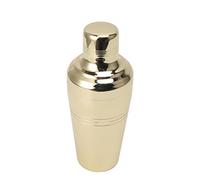 Fdit Ensemble de Bar à Cocktail en Acier Inoxydable de 24 Oz Kit de Barman à Domicile Kit de Barman Professionnel Outils de Bar avec Passoire Intégrée pour Boissons Mélangées Martinis (GOLD)