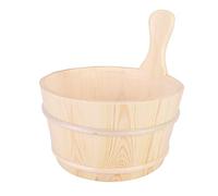 Fdit Ensemble de Barils de Sauna avec Cuillère en Bois, Lampe Antidéflagrante, Sablier, Hygrothermographe, Huile Essentielle pour la du Temps et de la Température du Sauna