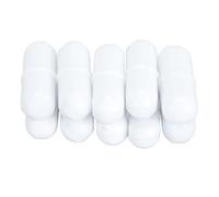 Fdit Ensemble de Barres D'agitation Magnétiques en PTFE, Paquet de 10 Barres D'agitation de Laboratoire avec Résistance à Haute Température pour le Mélange de Liquides, Compatibles