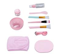 Fdit Ensemble de Bols à Mélanger pour Masques Faciaux, 12 Pièces, Ensemble Complet de Pinceaux pour Masques Faciaux, Kit de Bols Mixtes Portables