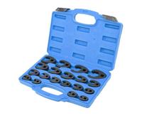 Fdit Ensemble de Clés à Pied Crowfoot 19pcs, Ensemble de Clés à extrémité Ouverte Professionnelle avec Acier chromé de Molybdène pour les Clincets de 8 à 32 Mm et Retrait des écrous